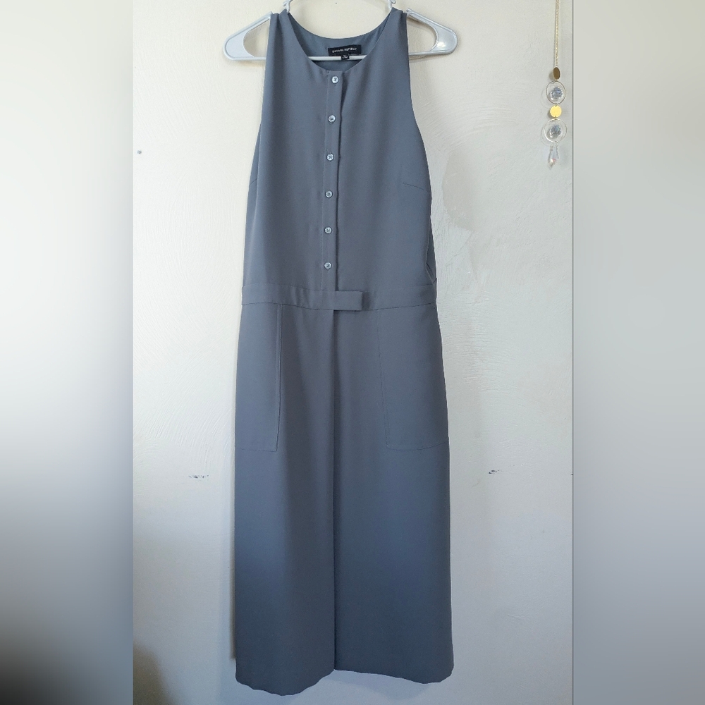 BANANA REPUBLIC Gray Jumper Dress, Business Casual, Like New, Size 12